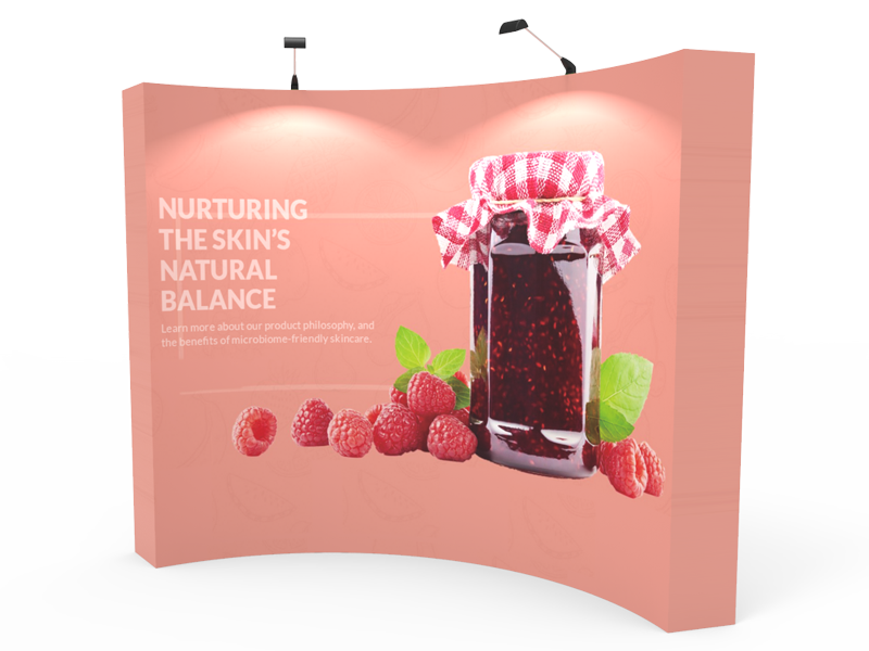 10ft-curved-expanding-pop-up-display-stand-with-front-graphic-printing-view-2