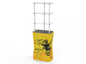 Rectangular Display Tower for trade show