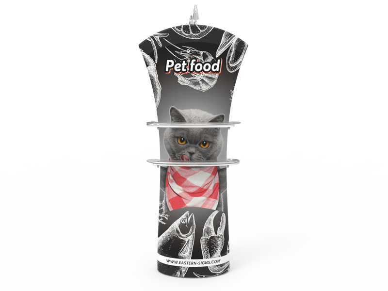 top-tension-fabric-banner-stand-curved-with-arm-shelves-view-2