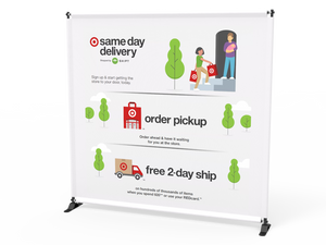 Size Adjustable Step and Repeat Banner - view 3