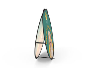 Set of 1 Small Circular Pop-Up A-Frame Banner - view 3