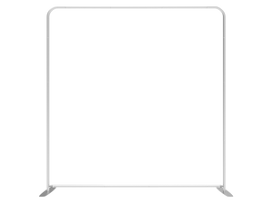 8ft Straight Tension Fabric Trade Show Display Wall - view 5