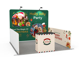 10x10ft Portable Fabric trade show booth 01