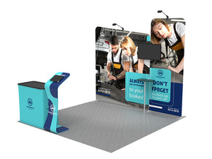 10x10ft Custom Trade Show Booth Kit 03 - view 5