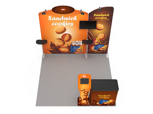 10x10ft Custom Trade Show Booth Kit 05 - view 4