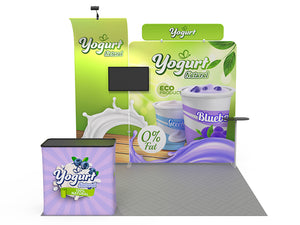 10x10ft Custom Trade Show Booth Kit 16 - view 3