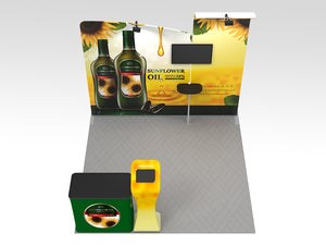 10x10ft Custom Trade Show Booth Kit 17 - view 5