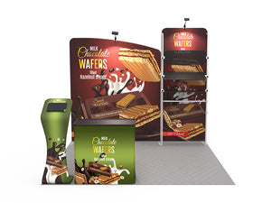 10x10ft Custom Trade Show Booth Kit 21 - view 3