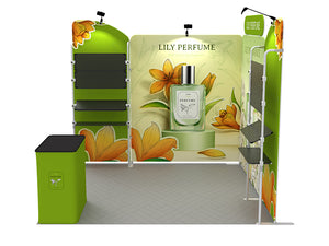10x10ft Portable Exhibit Booth Collection Q - view 3