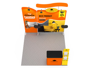 10x10ft Portable Exhibit Booth Collection R - view 4