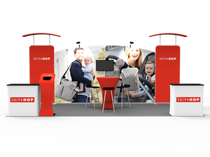 10 x 20ft Custom Trade show Booth Combo 07