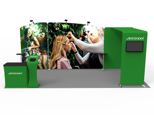10 x 20ft Custom Trade show Booth Combo 10