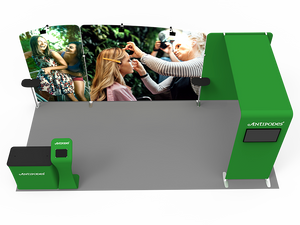 10 x 20ft Custom Trade show Booth Combo 10 - view 4