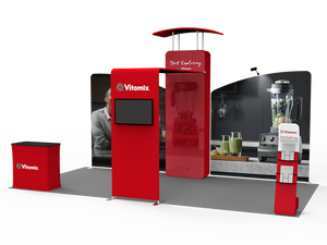 10 x 20ft Custom Trade show Booth Combo 12 - view 4