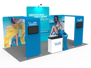 10 x 20ft Custom Trade show Booth Combo 15 - view 2
