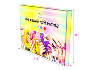 10ft Free Stand Trade Show LED Backlit Backwall - view 4