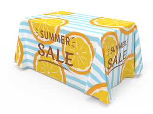 4ft Loose Fit Branded Printing Fabric 3-Sided Table Cloth - view 3