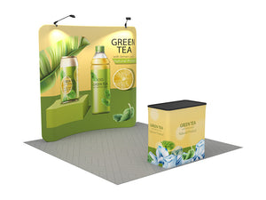 Custom Branded Curved 8ft trade show display kit 01 - view 3