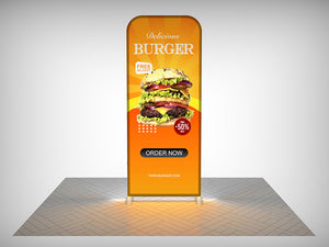 3ft Free Standing LED Backlit Display Stand - view 2