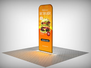 3ft Free Standing LED Backlit Display Stand - view 3